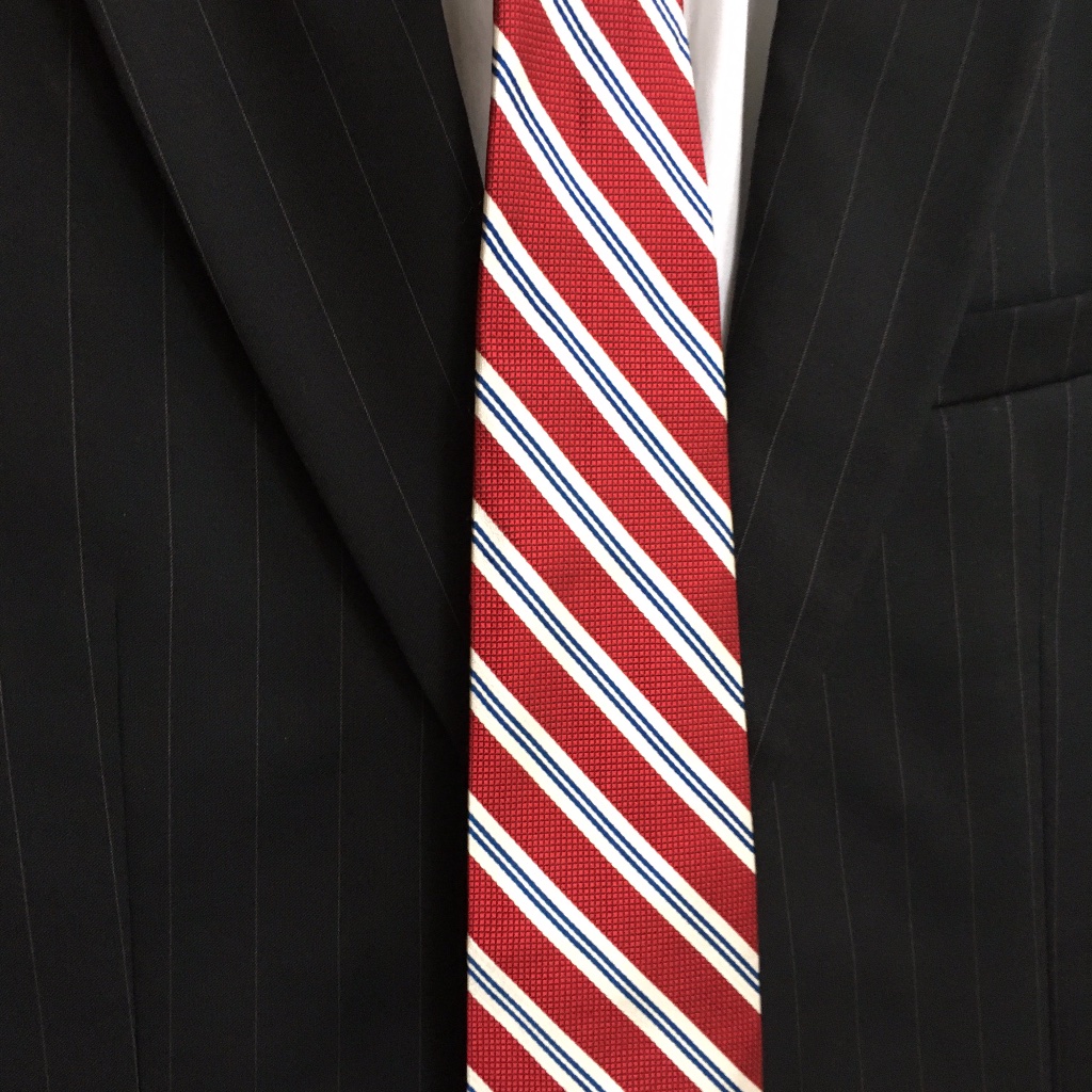 Jos. A Bank Red White And Blue Necktie